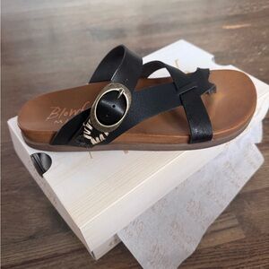 Blowfish Black Lily Strappy Sandals
